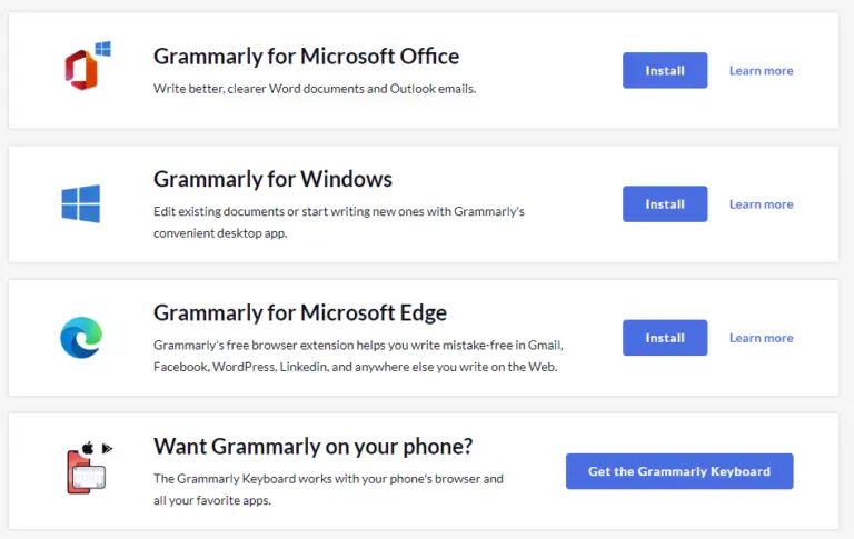 grammarly for microsoft edge download